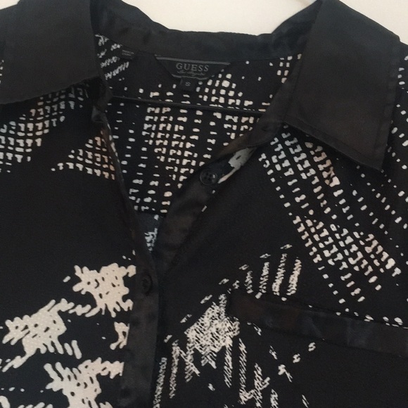 Guess Patterned Shirt Dress - Picture 4 of 8